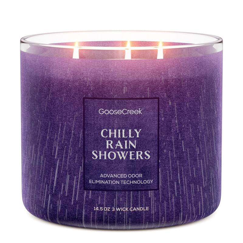 Chilly Rain Showers Odor Eliminating 3-Wick Candle [JJ3U]