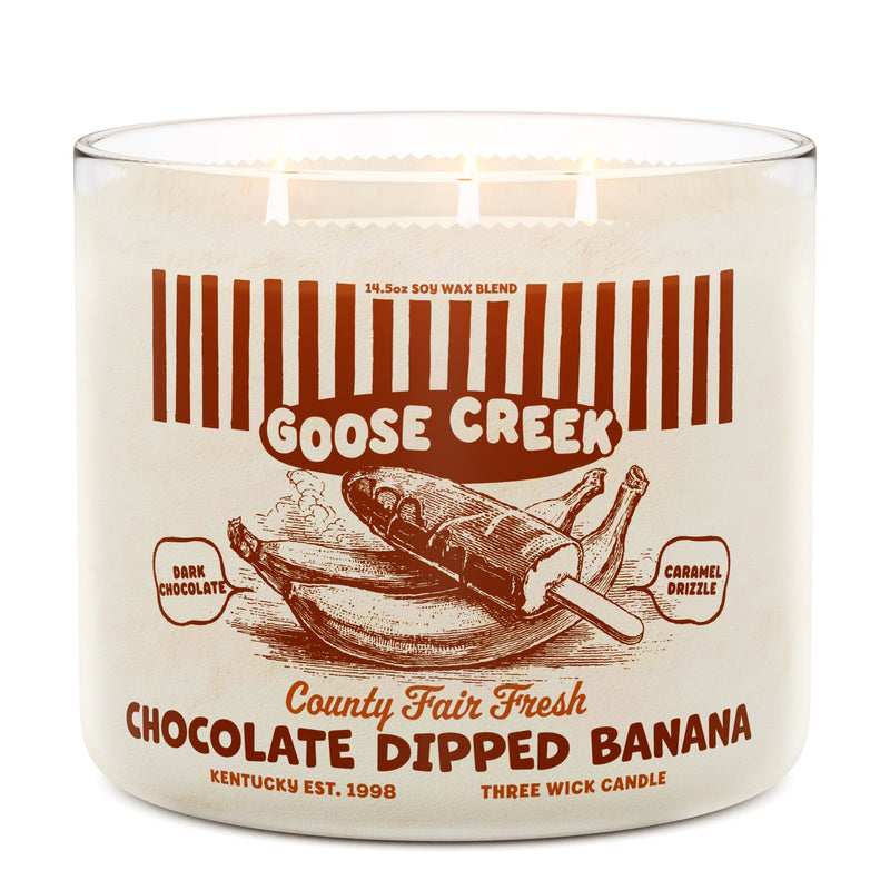 Chocolate Dipped Banana 3-Wick Candle [KUXA] [KUXA6I]