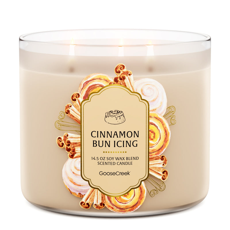 Cinnamon Bun Icing 3-Wick Candle [S3ZL] [S3ZL86]